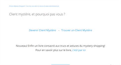 Desktop Screenshot of clientmystere.be